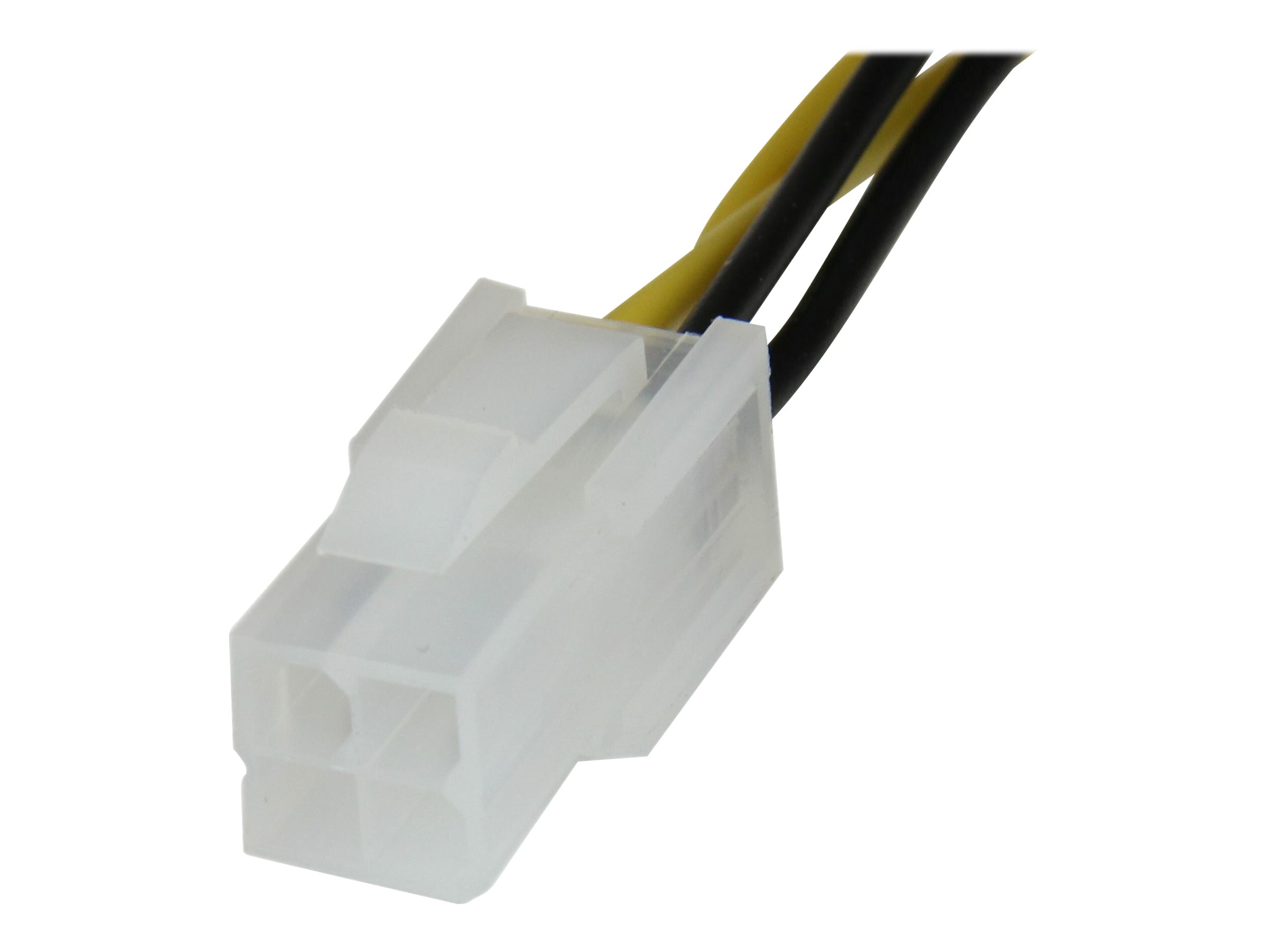 StarTech.com 20 cm ATX12V 4 Pin. P4 CPU-Verlängerungskabel – StBu - Spannungsversorgungs-Verlängerungskabel - 4 PIN ATX12V (M)