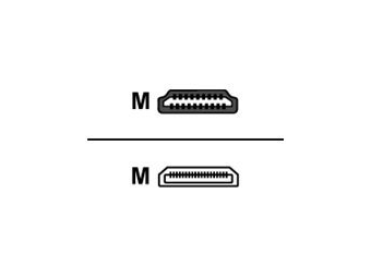 Equip micro HDMI adapter - HDMI-Kabel mit Ethernet