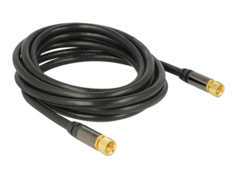 Delock Antennenkabel - F-Stecker männlich zu F-Stecker männlich