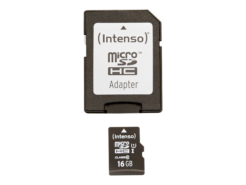 Intenso Premium - Flash-Speicherkarte (microSDHCSD-Adapter inbegriffen)