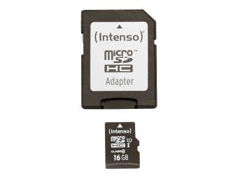 Intenso Premium - Flash-Speicherkarte (microSDHCSD-Adapter inbegriffen)
