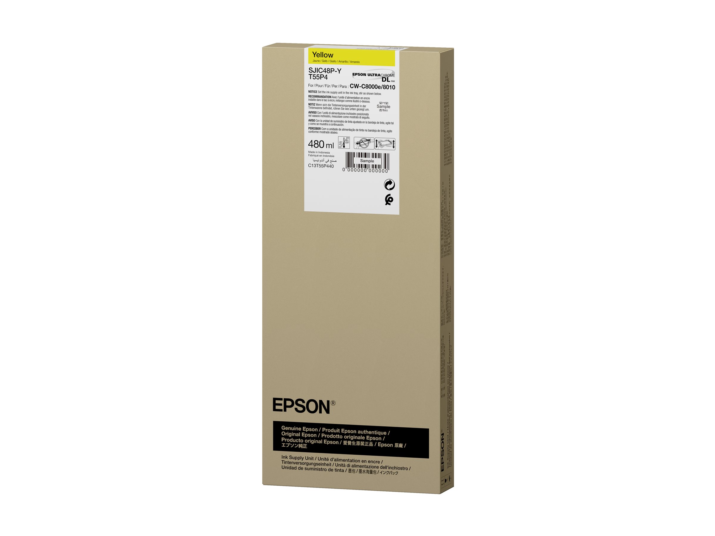 Epson T55P4 - 480 ml - Gelb - original - Box