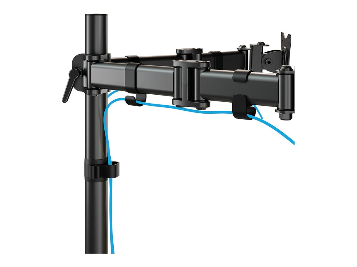 Neomounts NM-D135D - Befestigungskit - Voll beweglich - für 2 LCD-Displays - Schwarz - Bildschirmgröße 25.4-68.6 cm (10"-27")