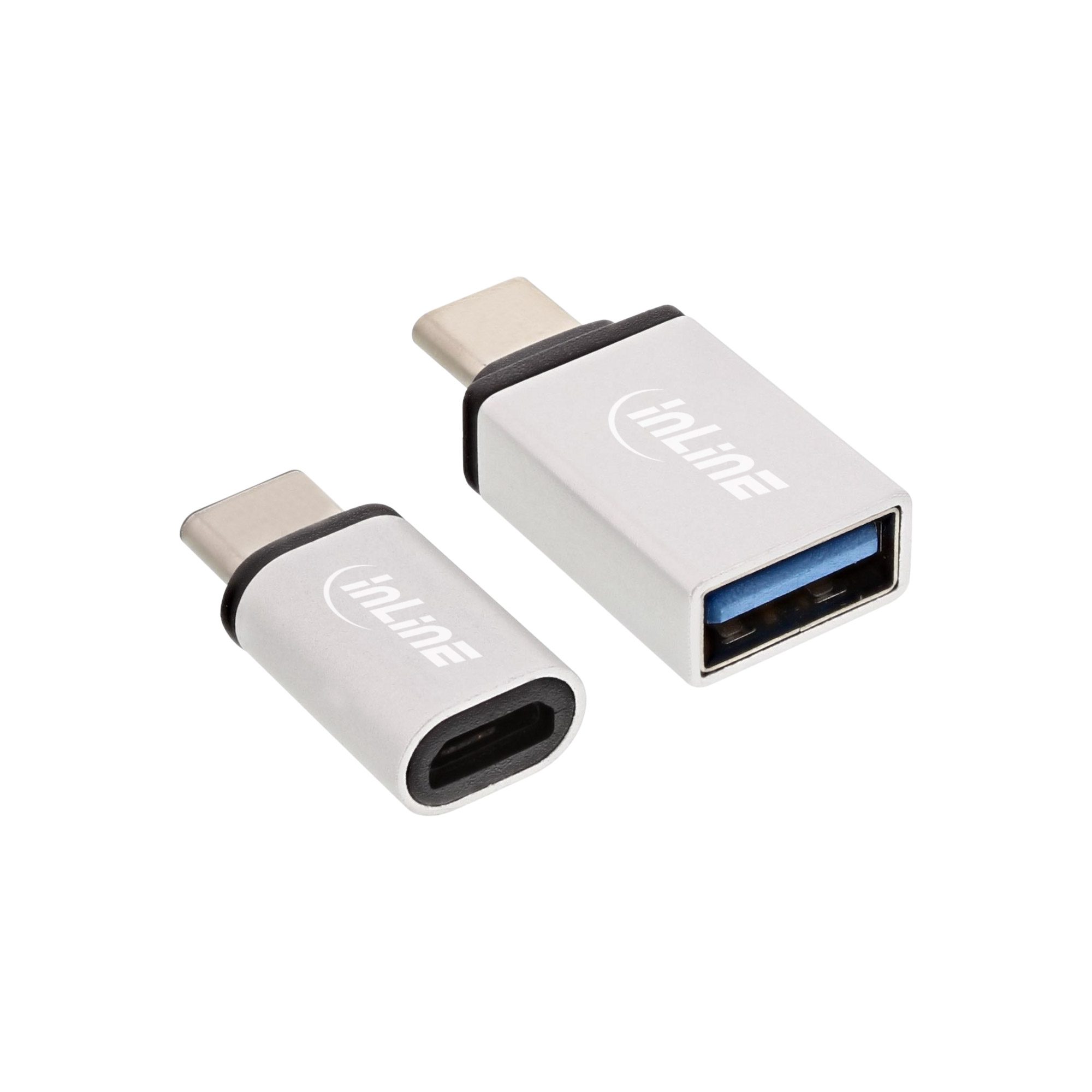 InLine USB Adapter-Set USB-C an USB 2.0 Micro-B & USB 3.2 Gen.1 USB-A