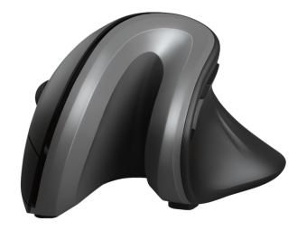 Trust Verro - Vertikale Maus - ergonomisch - Für Rechtshänder - optisch - 6 Tasten - kabellos - 2.4 GHz - kabelloser Empfänger (USB)