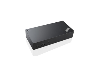 Lenovo ThinkPad USB-C - Kabelgebunden - USB 3.2 Gen 1 (3.1 Gen 1) Type-C - 101001000 Mbits - Schwarz - 3840 x 2160 Pixel - 1920 x 1200 Pixel