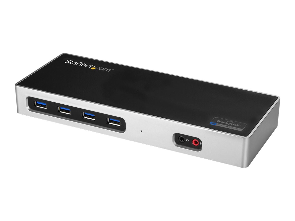 StarTech.com USB-C- und USB-A-Dock - Dual Monitor 4K 60Hz Dock DisplayPort + HDMI