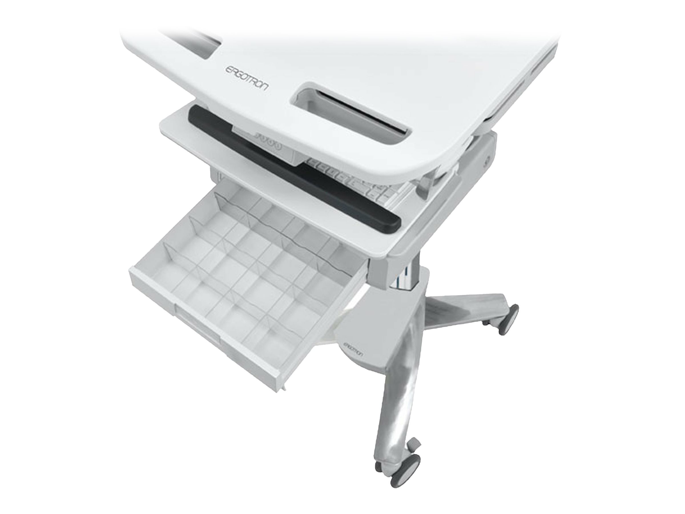 Ergotron Wagen - offene Architektur - für LCD-Display  PC-Ausrüstung - mit LCD-Arm, 2 Schubladen (1x2)