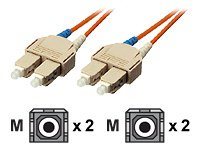 Equip Patch-Kabel - SC multi-mode (M) zu SC multi-mode (M)