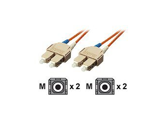 Equip Patch-Kabel - SC multi-mode (M) zu SC multi-mode (M)