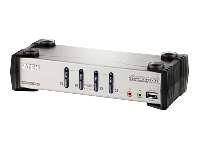 ATEN CS1734B - KVM-Audio-USB-Switch - 4 x KVMAudioUSB