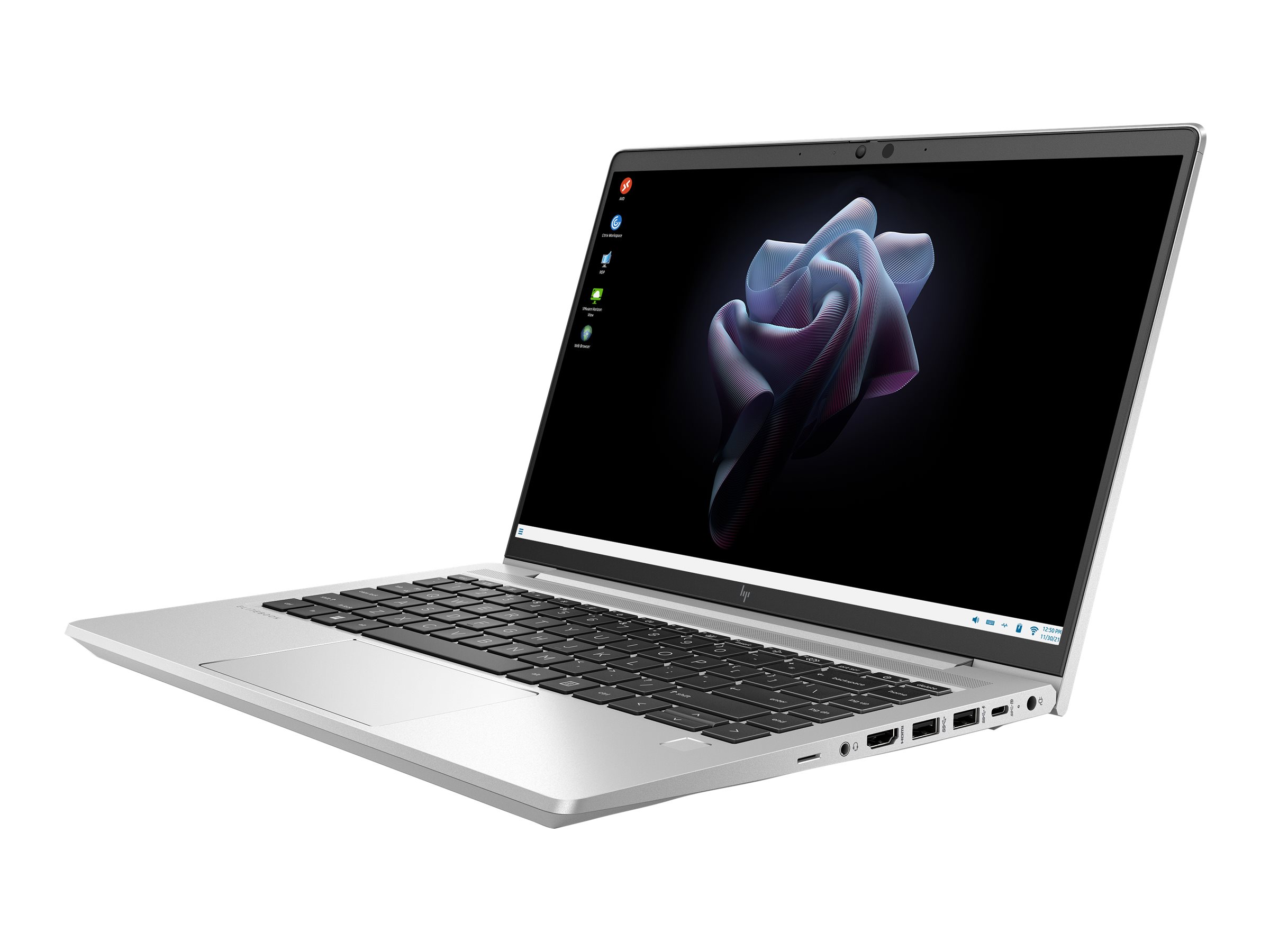 HP Elite Mobile Thin Client mt645 G7 - 180°-Scharnierdesign - AMD Ryzen 3 5425U  2.7 GHz - Win 10 IoT Enterprise - Radeon Graphics - 8 GB RAM - 128 GB SSD NVMe, TLC, HP Value - 35.56 cm (14")