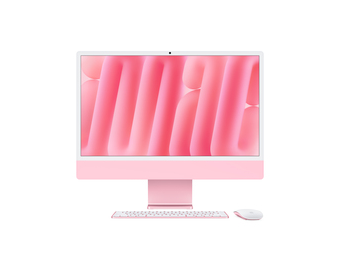 Apple iMac Z1E6 59.62cm Standardglas M4 8C CPU8C GPU16C N.E. SSD Gbit Eth MM MaKey DE Rose