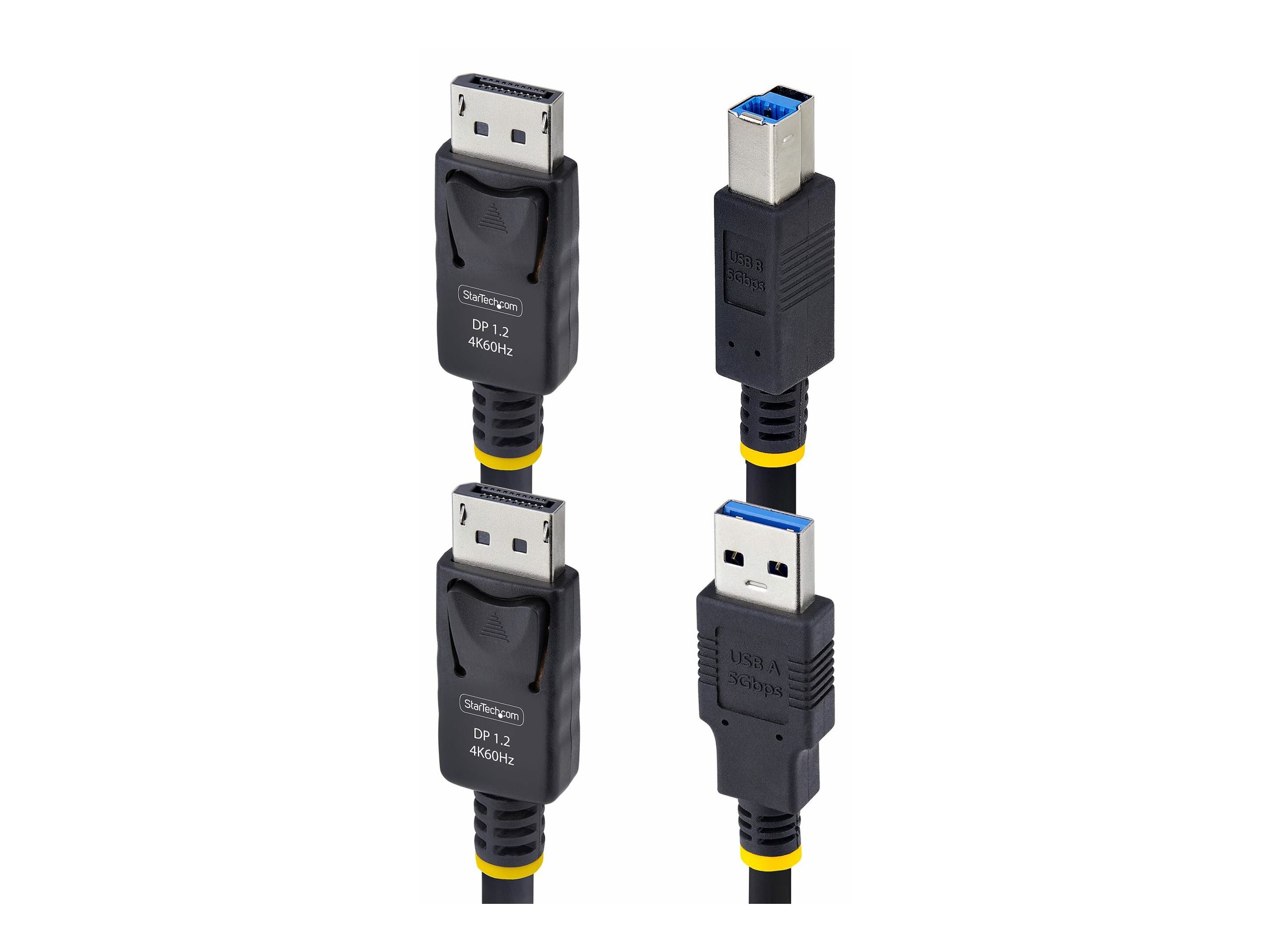 StarTech.com 6ft (1.8m) DisplayPort and USB 5Gbps KVM Cable - Tastatur-  Video-  Maus- (KVM-)