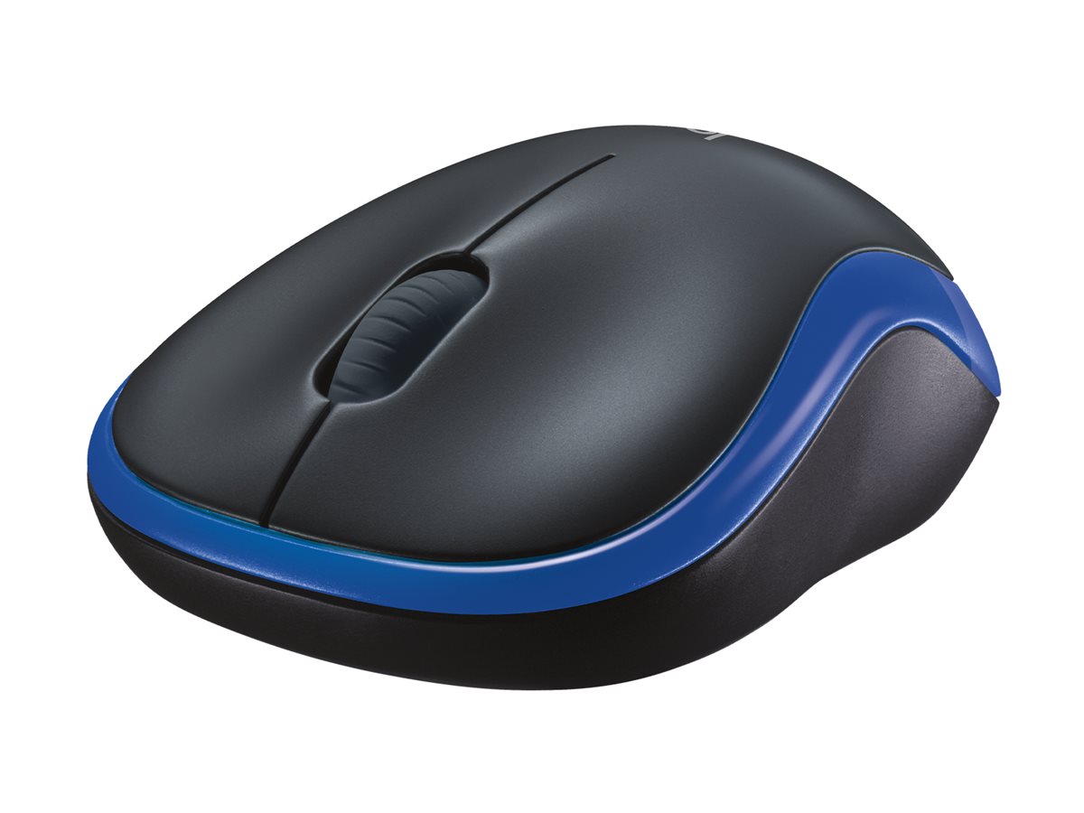Logitech M185 - Maus - optisch - kabellos - 2.4 GHz - kabelloser Empfänger (USB)