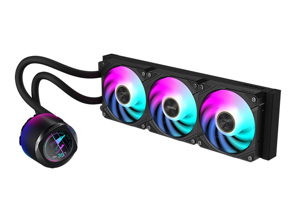 Gigabyte AORUS WATERFORCE X II 360 - Prozessor-Flüssigkeitskühlsystem - (für AM4, TR4, LGA1200, LGA1700, AM5, LGA115x Socket, sTR5)