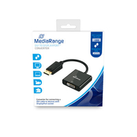 MEDIARANGE MRCS174 - 0,15 m - DVI - DisplayPort - Weiblich - Männlich - Gerade