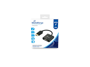 MEDIARANGE MRCS174 - 0,15 m - DVI - DisplayPort - Weiblich - Männlich - Gerade