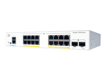 Cisco Catalyst 1000-16FP-2G-L - Switch - managed - 16 x 101001000 (PoE+)