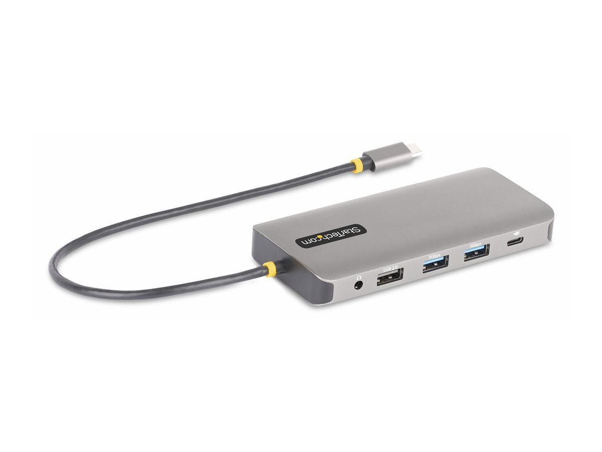StarTech.com USB-C Triple-Monitor Multiport Adapter, HDMIDPCard Reader