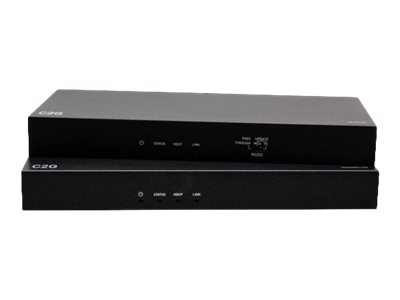 C2G HDMI HDBaseT + 3.5mm USB-B to A and RS232 over Cat Extender Box Transmitter to Box Receiver