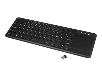 LogiLink Tastatur - mit Touchpad - kabellos