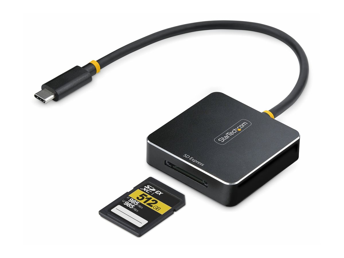 StarTech.com USB-C SD Express Card Reader, USB 10Gbps, Portable Memory Card Reader, USB Type-C to Secure Digital 7.1 Adapter, Works with Any Operating System - Kartenleser (SDHC, SDXC)