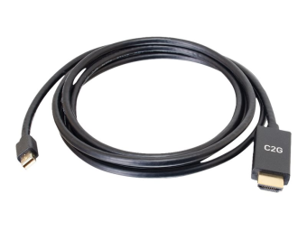 C2G 3ft Mini DisplayPort Male to HDMI Male Passive Adapter Cable
