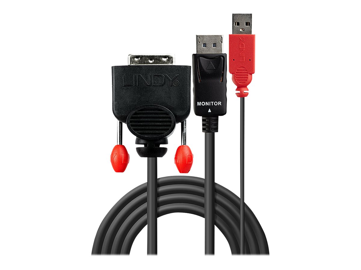 Lindy Adapterkabel - Single Link - DVI-D zu DisplayPort (M)