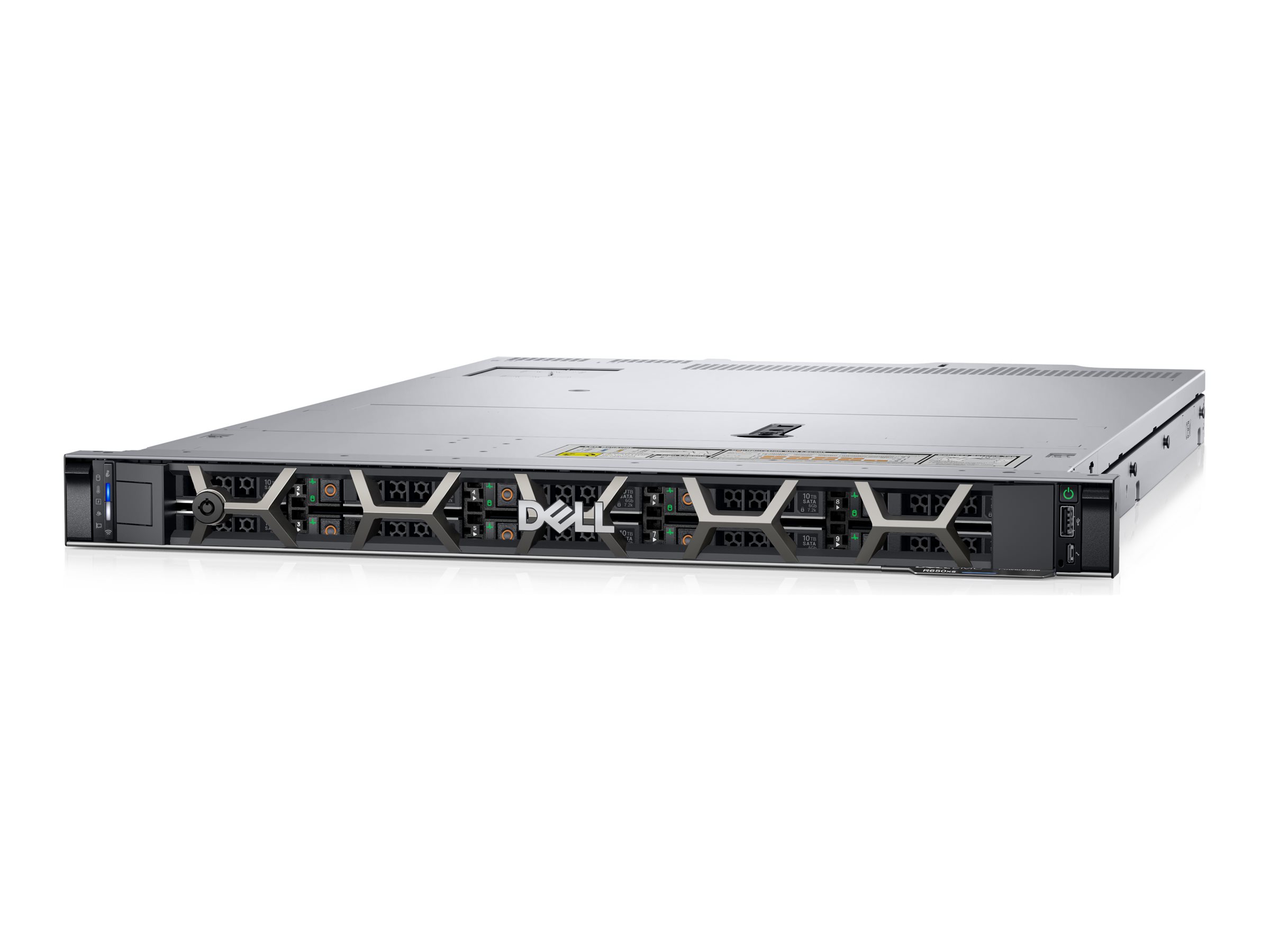 Dell PowerEdge R650xs - Server - Rack-Montage - 1U - zweiweg - 1 x Xeon Silver 4310  2.1 GHz - RAM 32 GB - SAS - Hot-Swap 6.4 cm (2.5")