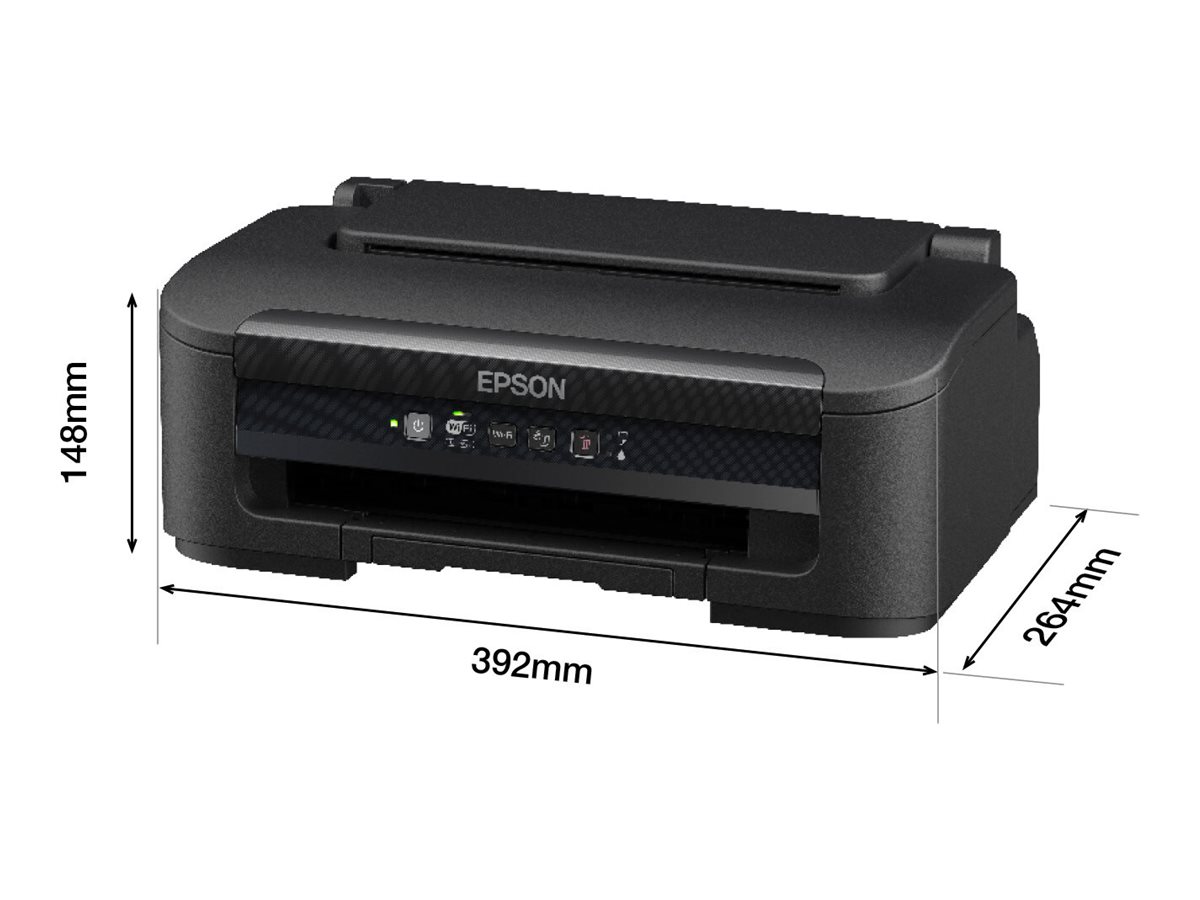 Epson WorkForce WF-2110W - Drucker - Farbe - Tintenstrahl - A4Legal - 5760 x 1440 dpi - bis zu 9 SeitenMin. (einfarbig)