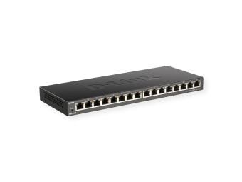 D-Link DGS-1016S - Unmanaged - Gigabit Ethernet (101001000) - Vollduplex