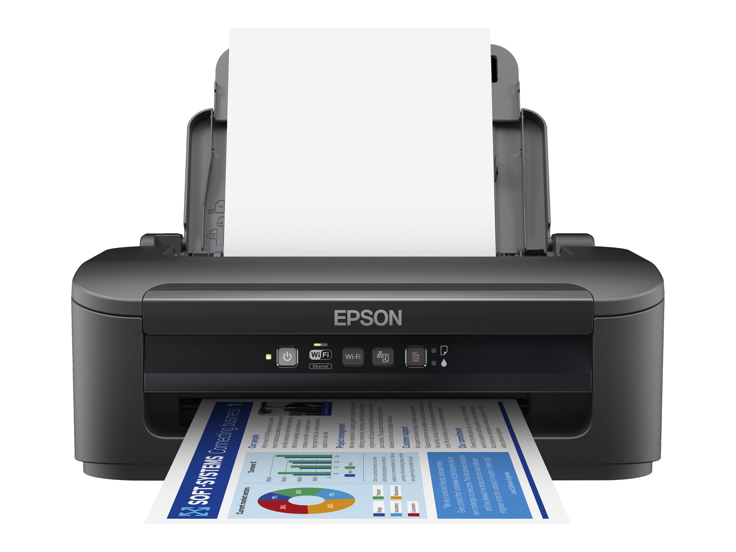 Epson WorkForce WF-2110W - Drucker - Farbe - Tintenstrahl - A4Legal - 5760 x 1440 dpi - bis zu 9 SeitenMin. (einfarbig)