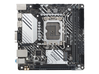 ASUS PRIME H610I-PLUS-CSM - Motherboard - Mini-ITX - LGA1700-Sockel - H610 Chipsatz - USB 3.2 Gen 1 - Gigabit LAN - Onboard-Grafik (CPU erforderlich)