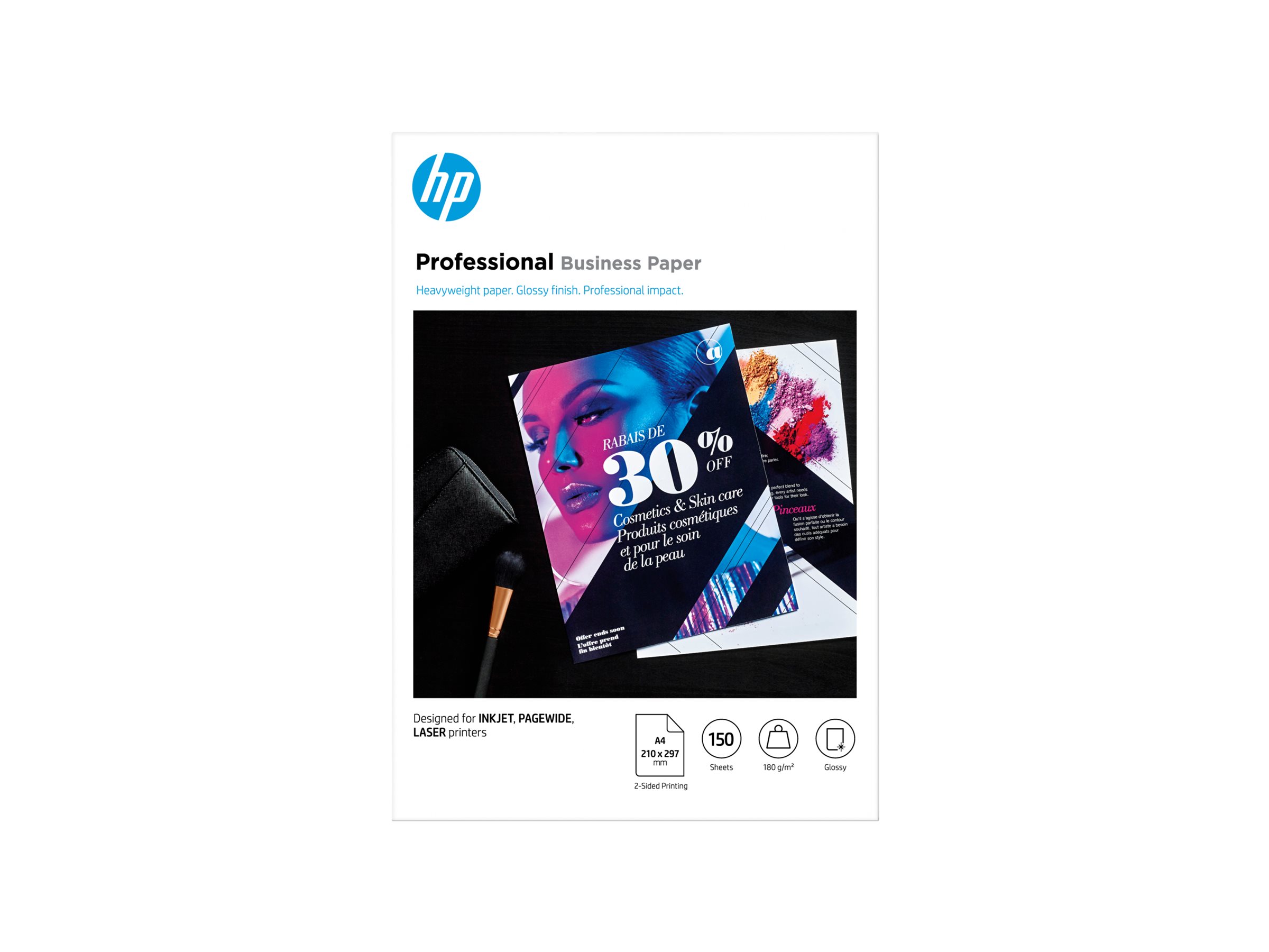 HP Professional Glossy Paper - Glänzend - A4 (210 x 297 mm)