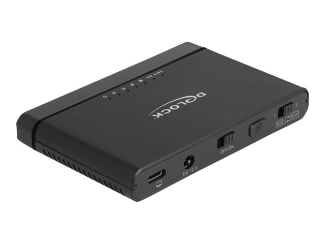 Delock Speicher-Controller mit One-Touch-Klonen - 2,5"  3,5" gemeinsam genutzt, M.2 (6,4 cm8,9 cm gemeinsam genutzt)