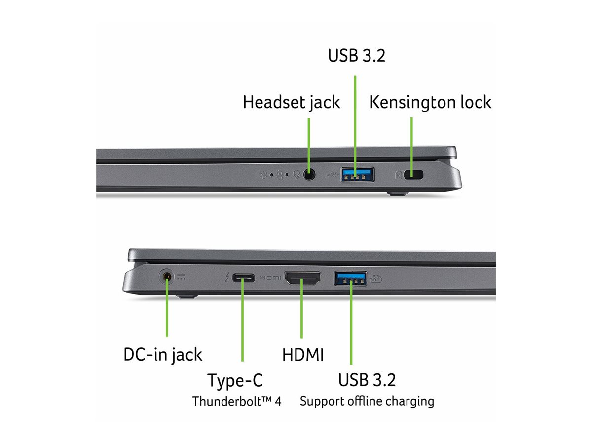 Acer Aspire 17 A17-51M - Intel Core 7 150U  1.8 GHz - ESHELL - Intel Graphics - 16 GB RAM - 1.024 TB SSD NVMe - 43.9 cm (17.3")