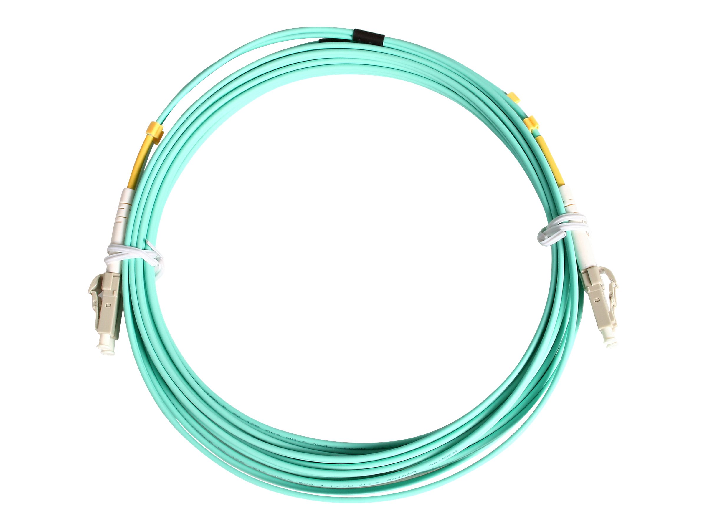 StarTech.com 10m (30ft) LCUPC to LCUPC OM3 Multimode Fiber Optic Cable, Full Duplex 50125Âµm Zipcord Fiber Cable, 100G Networks, LOMMFVCSEL, <0.3dB Low Insertion Loss - LSZH Fiber Patch Cord - Patch-Kabel - LC Multi-Mode (M)