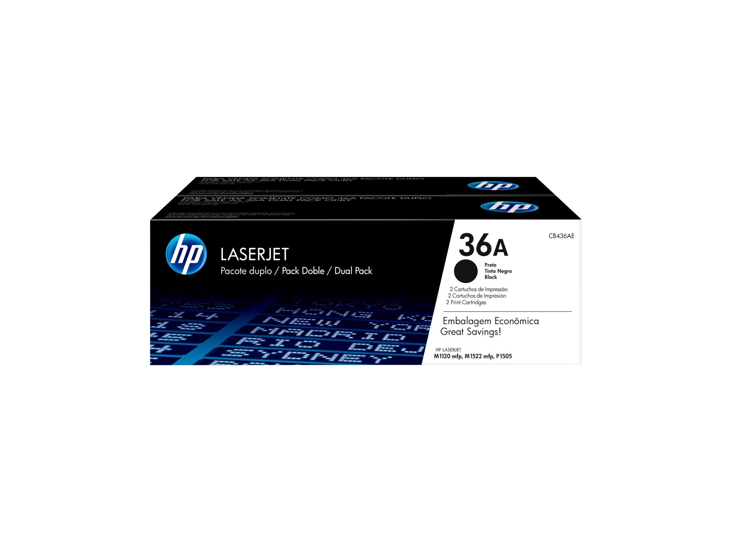 HP 36A - Schwarz - original - LaserJet - Tonerpatrone (CB436A)