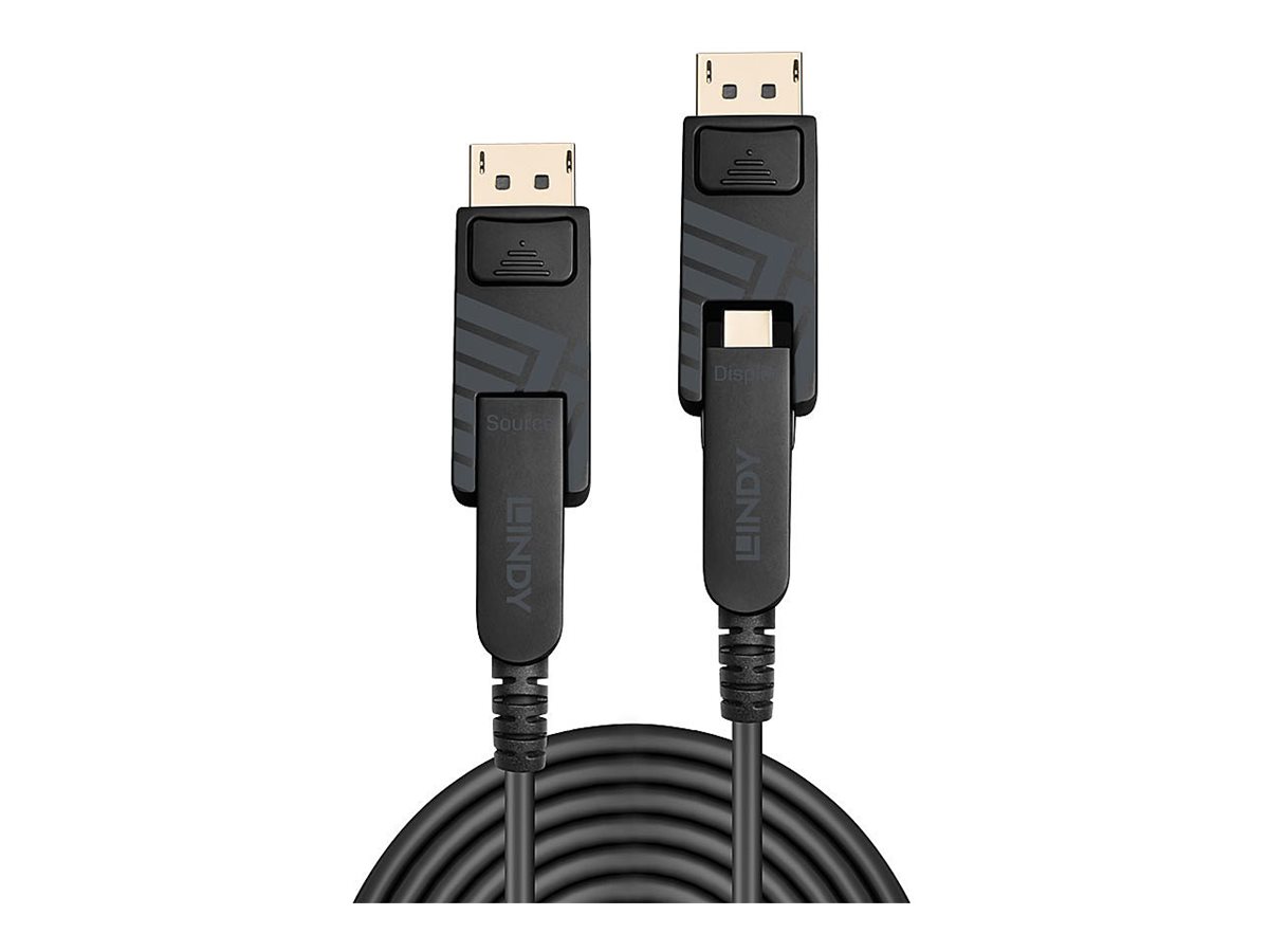 Lindy DisplayPort-Kabelset - DisplayPort 1.4 - 70 m - rund, 8K UHD (7680 x 4320)