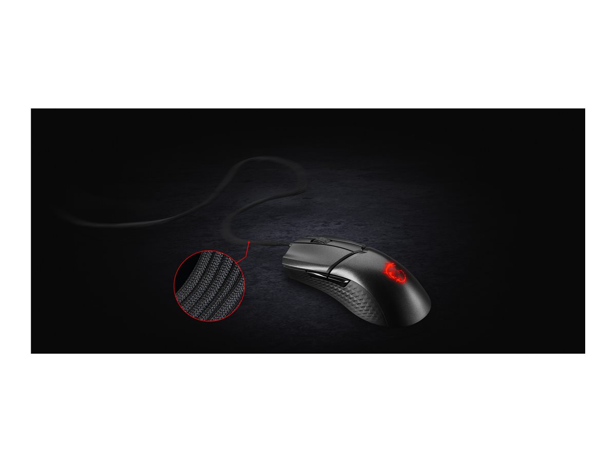 MSI Clutch GM31 - Maus - ergonomisch - optisch