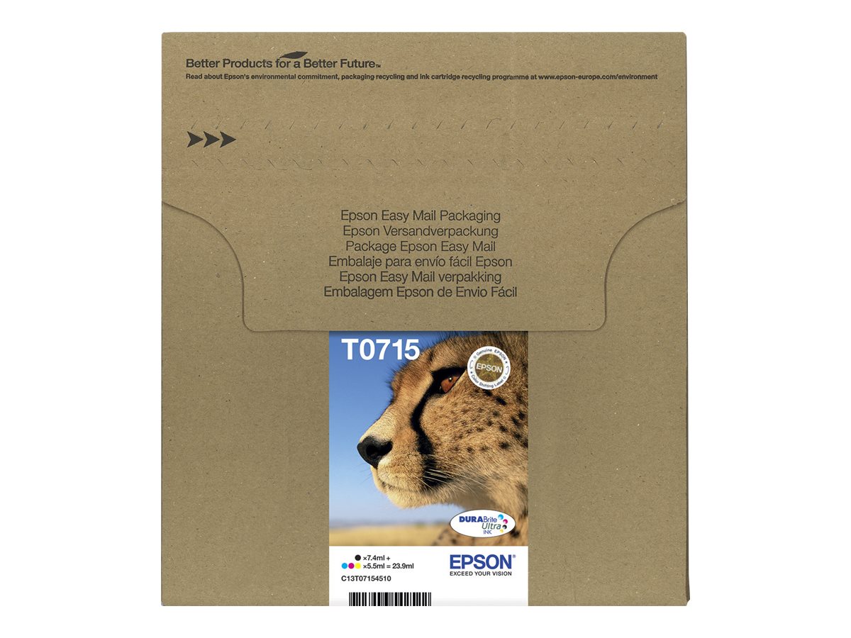 Epson T071 Easy Mail Packaging - 4er-Pack - 23.9 ml