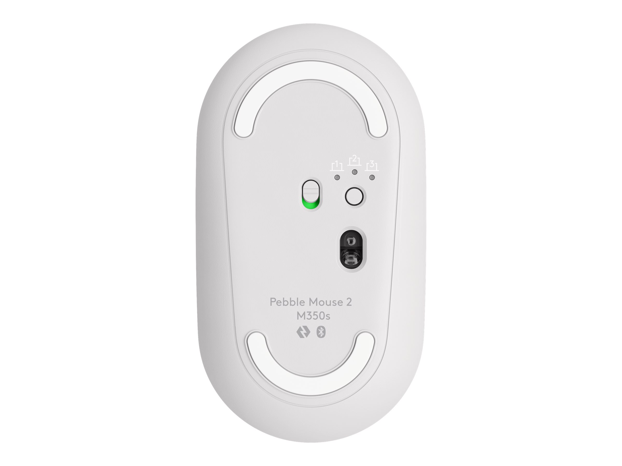 Logitech Pebble Mouse 2 M350s - Maus - optisch