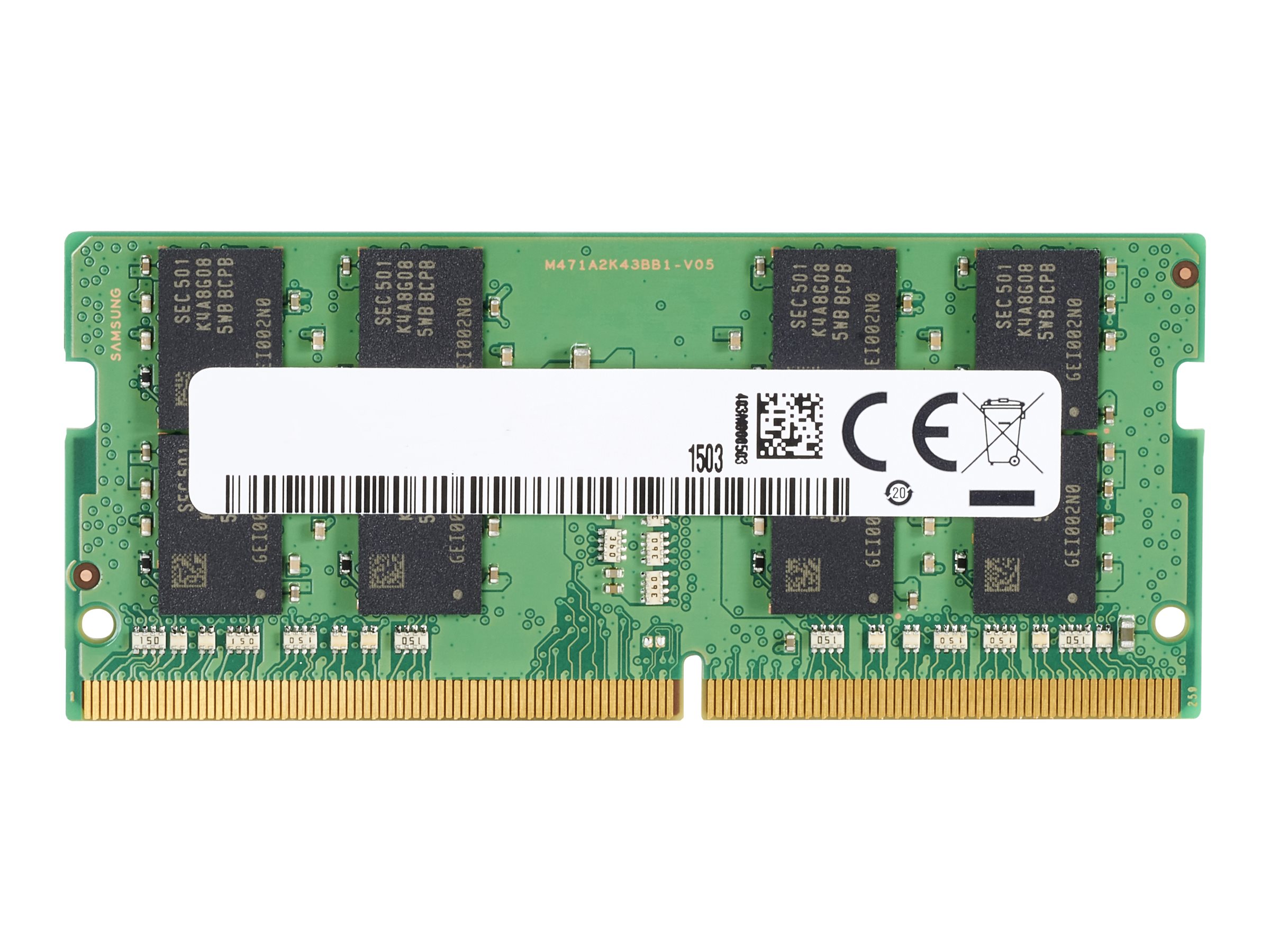 "HP  DDR4 - Modul - 4 GB - SO DIMM 260-PIN - 3200 MHz  PC4-25600 - 1.2 V - ungepuffert - non-ECC - für HP 340 G7 EliteBook 640 G9 650 G9 655 G9 830 G8, 835 G7, 835 G8, 840 G8, 845 G8, 850 G8, 855 G8 ProBook 445 G7, 450 G7, 450 G9, 455 G7, 455 G9, 635 Aer