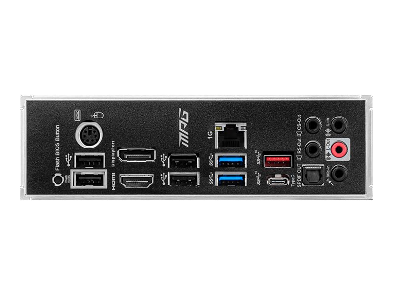 MSI MPG B550 GAMING PLUS - Motherboard - ATX - Socket AM4 - AMD B550 Chipsatz - USB-C Gen2, USB-C Gen1, USB 3.2 Gen 1, USB 3.2 Gen 2 - Gigabit LAN - Onboard-Grafik (CPU erforderlich)