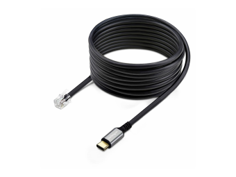 StarTech.com USB-C to RJ9 Adapter for Office Phone Handset or WiredWireless Headset, Use Existing Landline Hardware, 6ft1.8m, For LaptopDesktop ComputerMobile