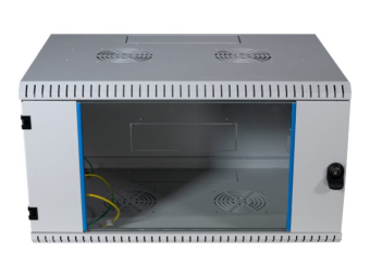EFB Elektronik EFB-Elektronik 1-Part - Schrank Netzwerkschrank - geeignet für Wandmontage - Hellgrau, RAL 7035 - 15U - 48.3 cm (19")