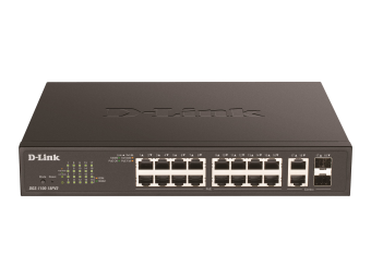 D-Link DGS 1100-18PV2 - Switch - Smart - 16 x 101001000 (PoE+)
