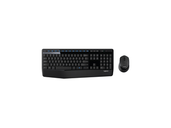 Logitech Wireless Combo MK345 - Volle Größe (100%) - Kabellos - RF Wireless - Schwarz - Maus enthalten