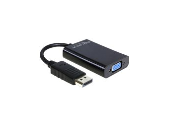 Delock Adapter Displayport male > VGA 15 pin female - DisplayPort-Adapter - DisplayPort (M)